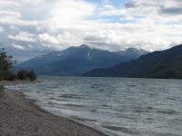 Storm building over the lake